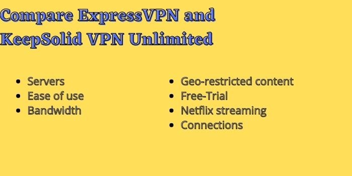 ExpressVPN vs KeepSolid VPN