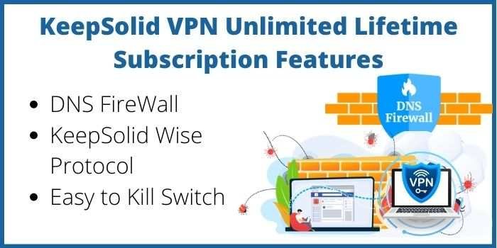 KeepSolid VPN Unlimited Lifetime Subscription Review 2023 3 KeepSolid VPN Unlimited Lifetime Subscription Features