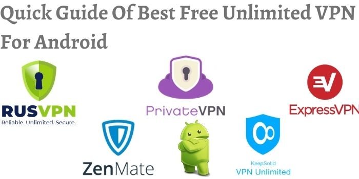 List Of Best Free Unlimited VPN for Android