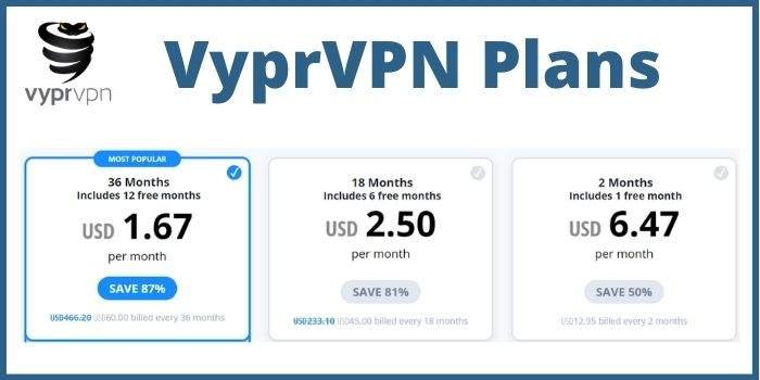VyprVPN Plans