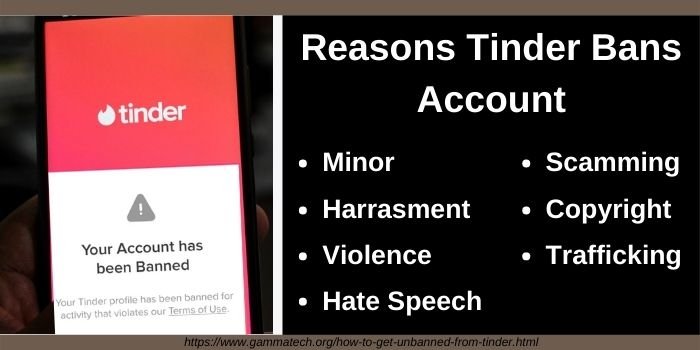 Reasons Tinder Can Ban You