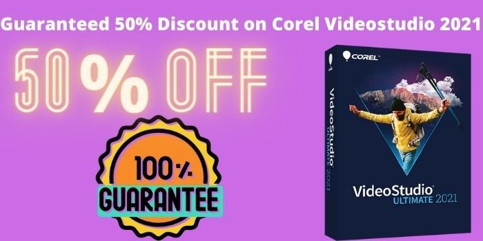 Upto 60% Off Corel Videostudio Ultimate 2022 Coupon Code 7 Guaranteed 50% Discount on Corel Videostudio 2021