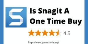 Is Snagit A One Time Purchase