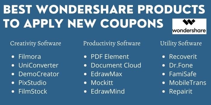 Wondershare Software To Use Coupon Code