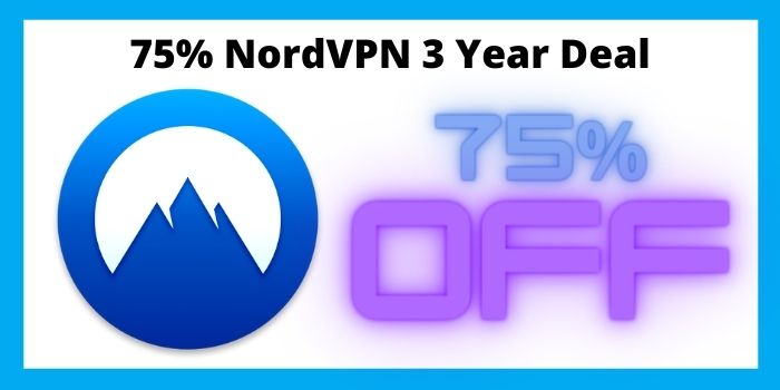 NordVPN 75% Off 3 Years Plan