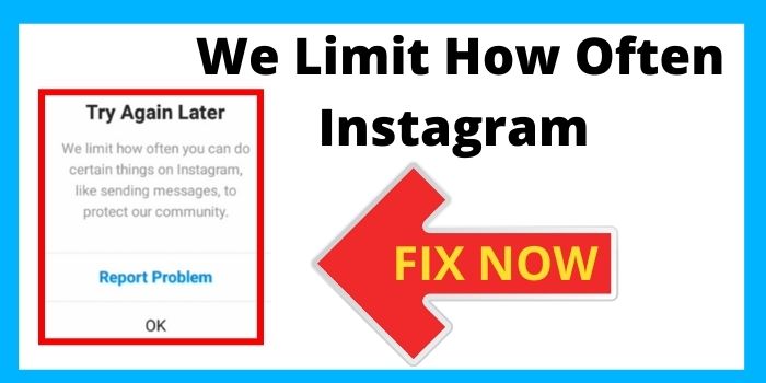 We limit how often instagram